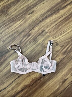 Victoria's Secret Sheer Blush Underwire Bra